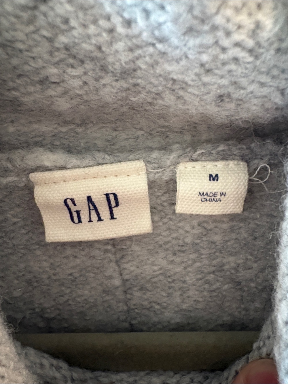 GAP Light Gray Turtleneck Sweater - Picture 2 of 3